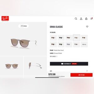 RAY-BAN ERICA SUNNIES